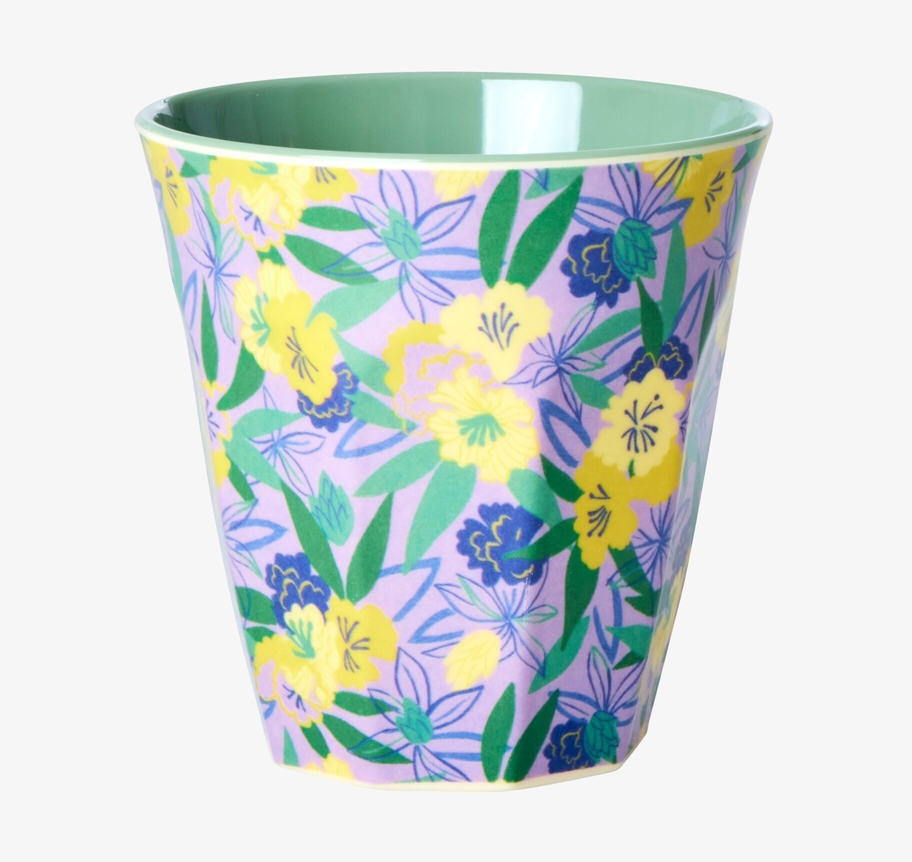 Melaminmugg Fancy Pansy Print Rice Melaminmuggar Se