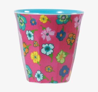 Mugg Blommor från Rice med färgglatt blommönster