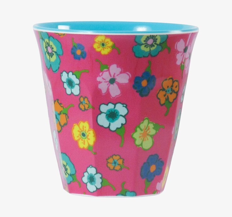 Mugg Blommor från Rice med färgglatt blommönster