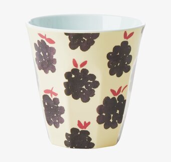 Mugg Blackberry Print från Rice med björnbärsmönster
