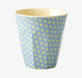 Muggar 6-Pack Dino Print från Rice med färgglada mönster