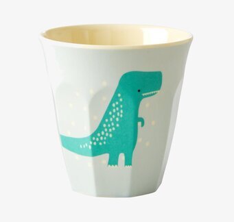 Muggar 6-Pack Dino Print från Rice i lekfull dinosauriedesign