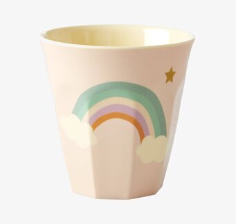 Muggar 6-Pack Rainbow Print från Rice med regnbågsmotiv