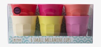 Små Muggar Sunny Colors från Rice i sex färgglada nyanser