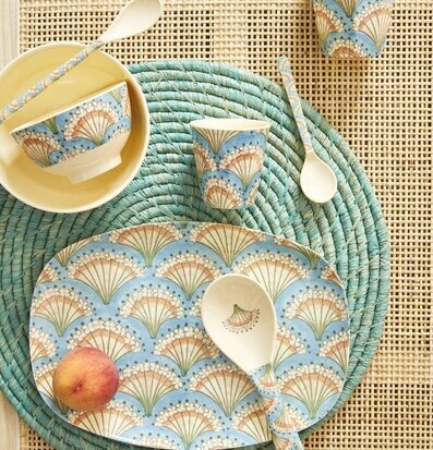 Mugg Flower Fan Print från Rice med blommigt mönster