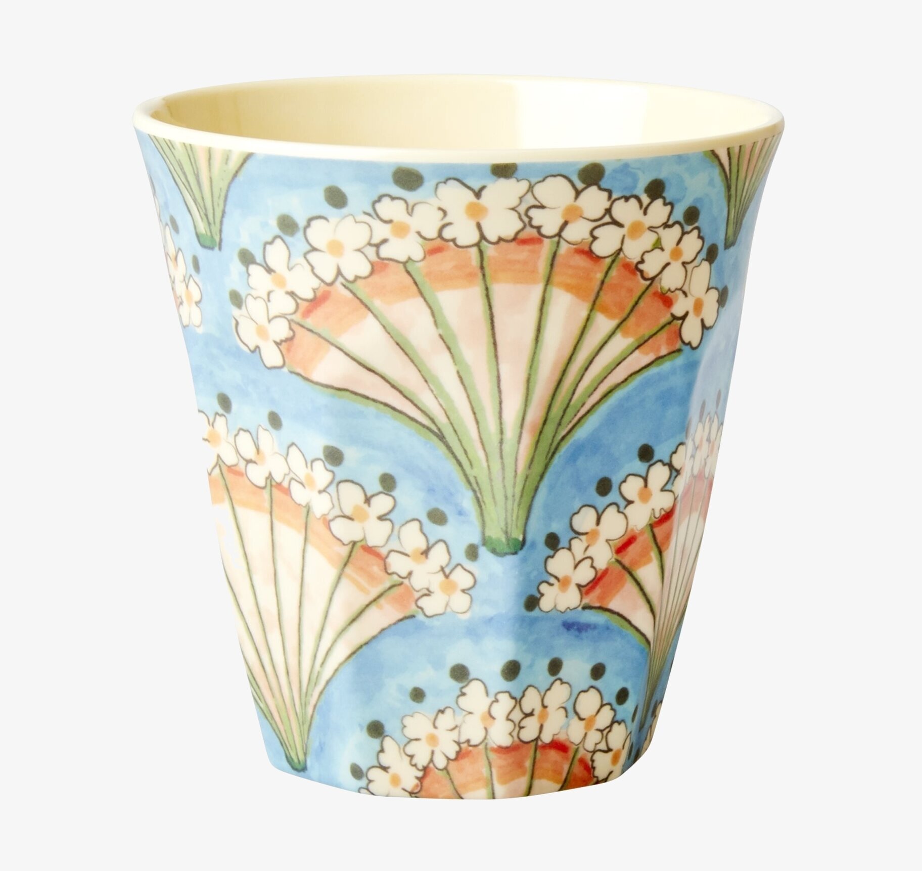 Mugg Flower Fan Print från Rice med färgglatt blommönster