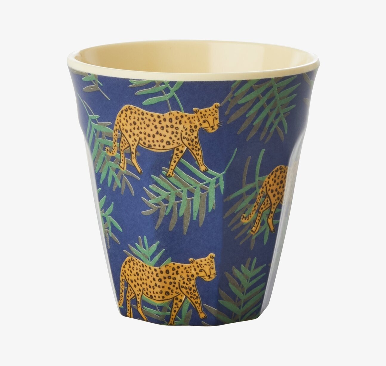 Liten Mugg Leopard Print från Rice med färgglada leoparder
