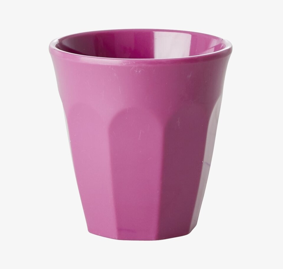 Espressomugg Melamin Plum från Rice i djup plommonfärg