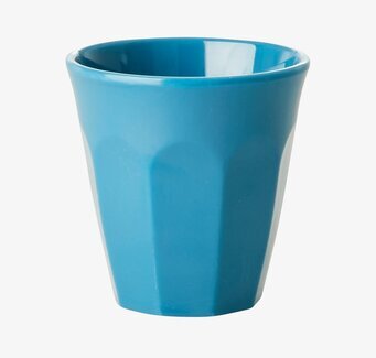 Espressomugg Melamin Petrol från Rice i djup petrolblå färg