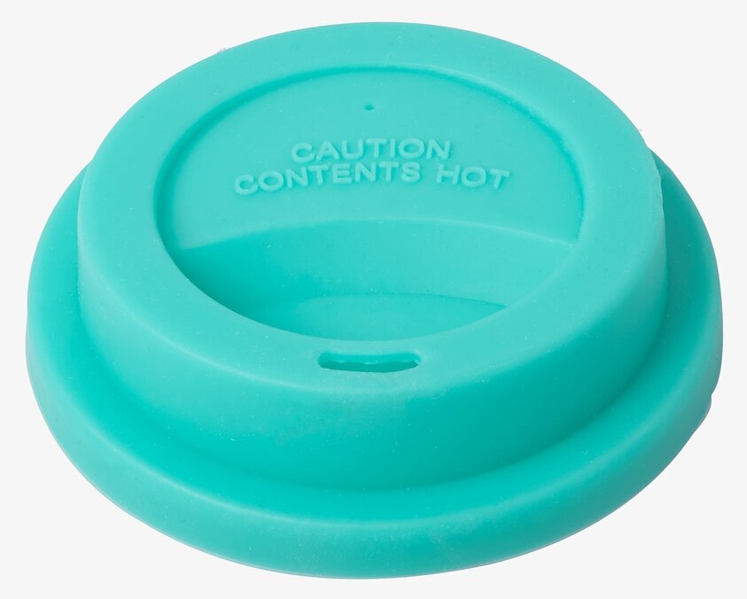 Silikonlock Mint från Rice i mintgrön färg på vit bakgrund