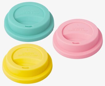 Silikonlock Gul från Rice, hållbart och färgglatt lock