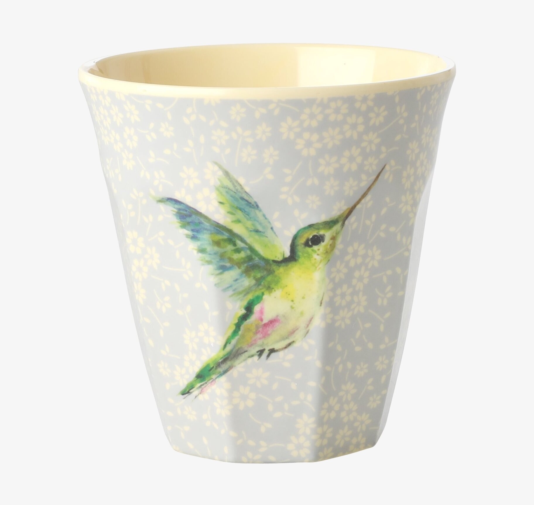 Mugg Hummingbird Print från Rice med kolibri och blommor