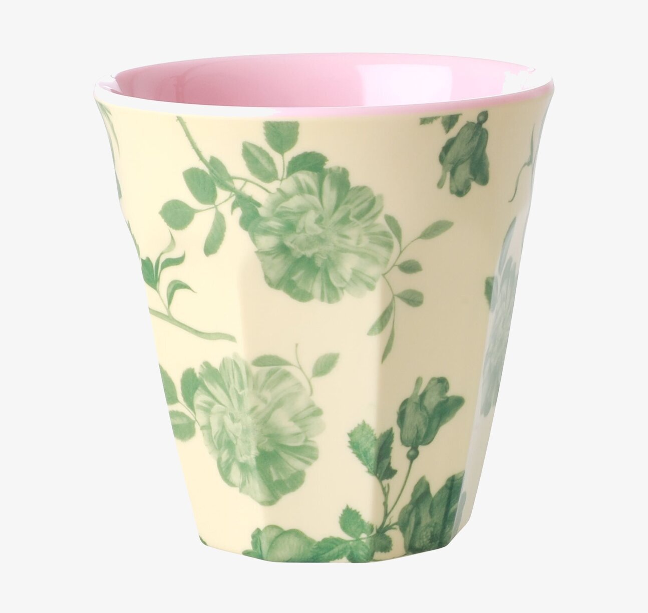 Mugg Green Rose Print från Rice med grönt blommönster