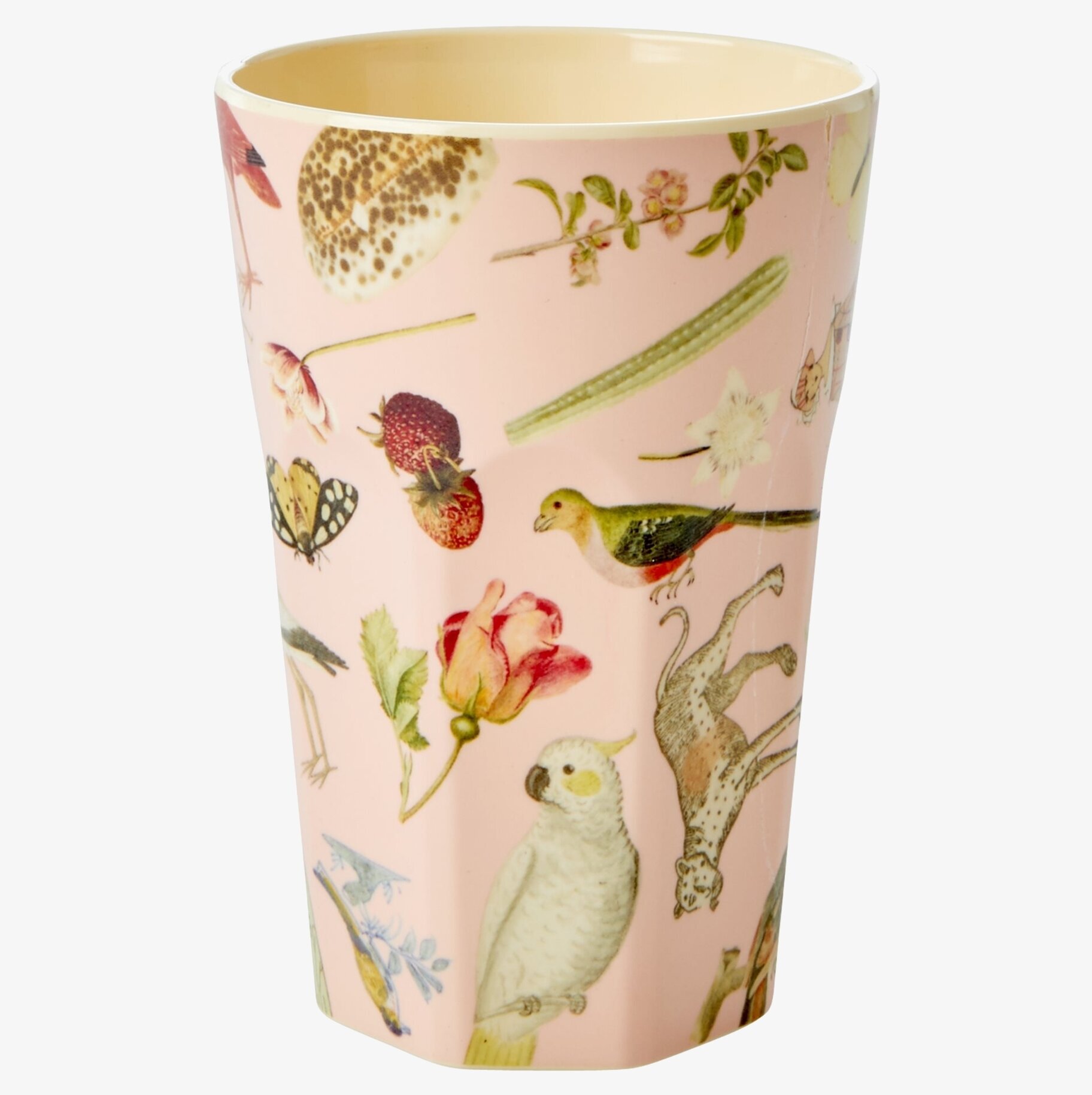 Mugg Latte Pink Art Print från Rice med livfull design
