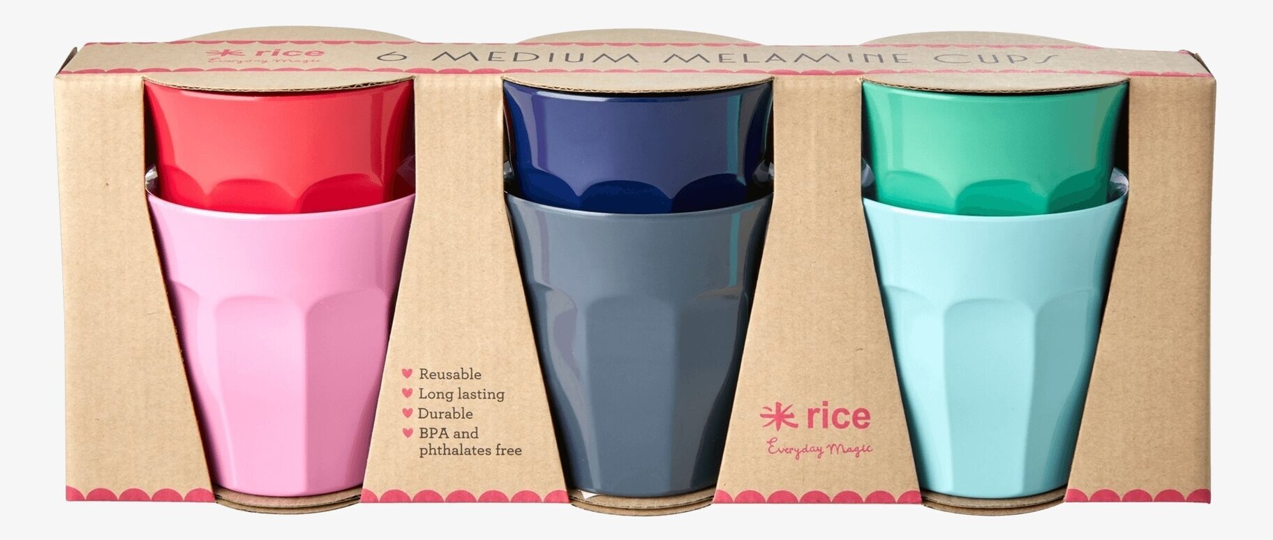 Muggar Medium - Believe In Red Lipstick från Rice