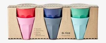 Muggar Small - Believe In Red Lipstick från Rice i kartong