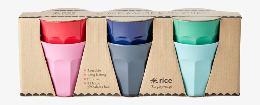 Muggar Small - Believe In Red Lipstick från Rice i kartong