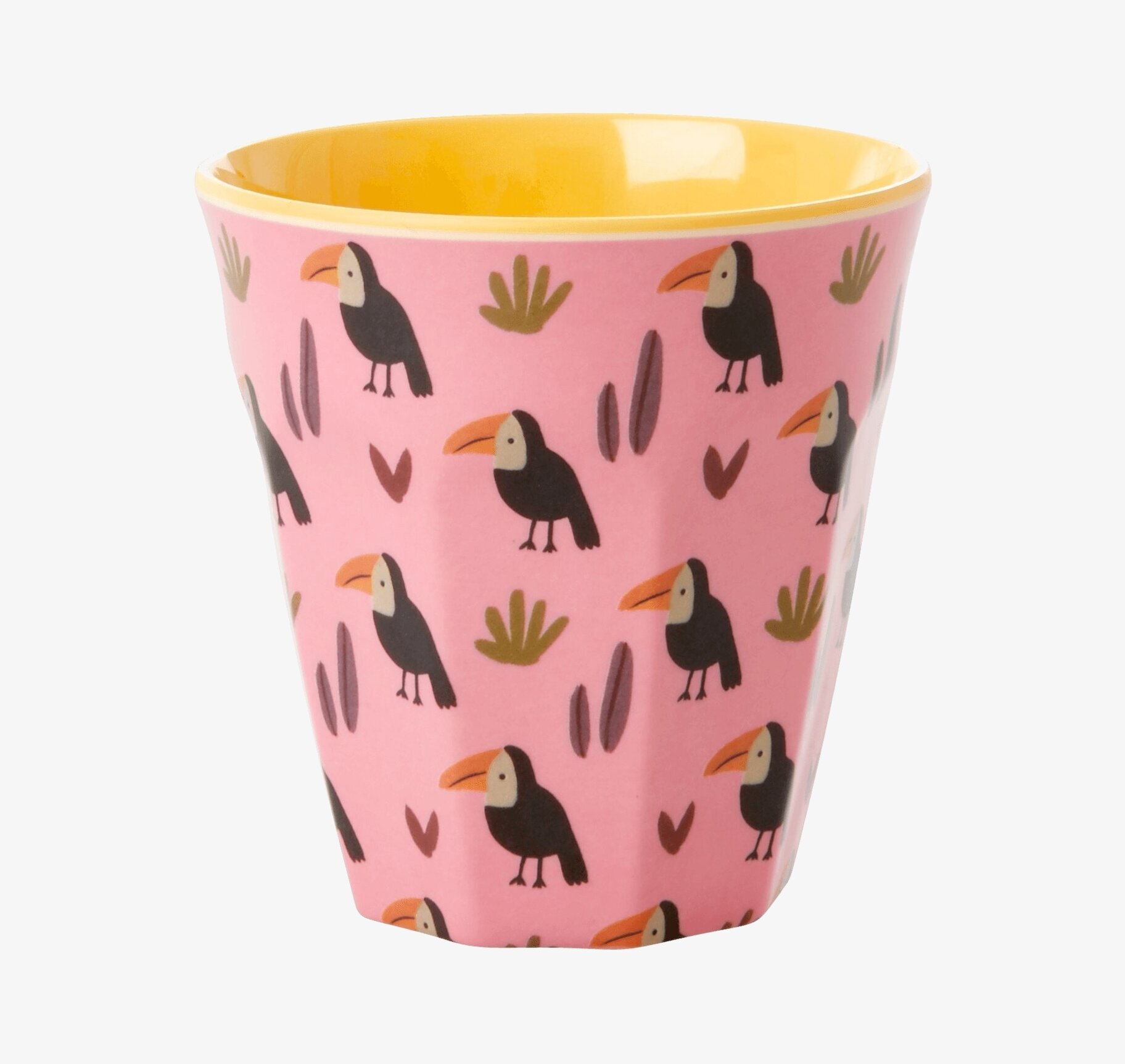 Små Muggar Jungle Print från Rice med tukaner och växter