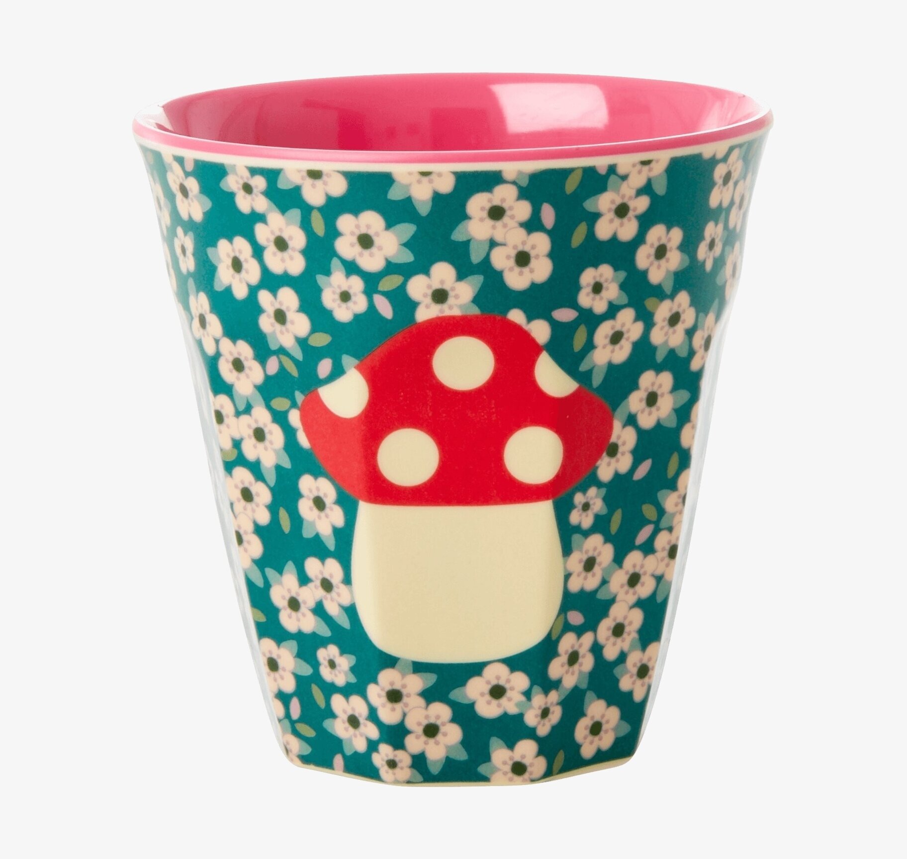 Mugg Mushroom Print Xmas20 från Rice med flugsvampmönster