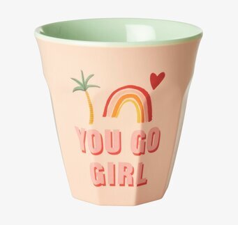 Mugg You Go Girl Print från Rice med färgglad design