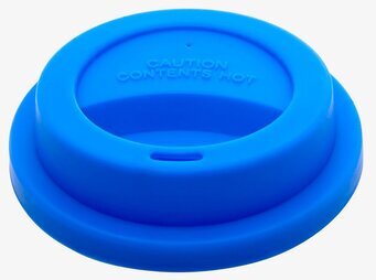 Silikonlock Blå från Rice, flexibelt och hållbart lock