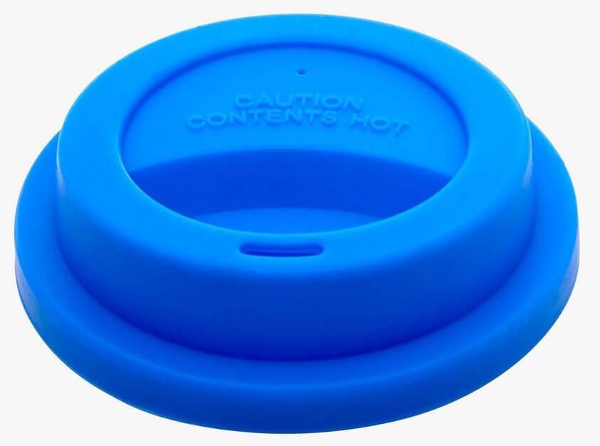 Silikonlock Blå från Rice, flexibelt och hållbart lock