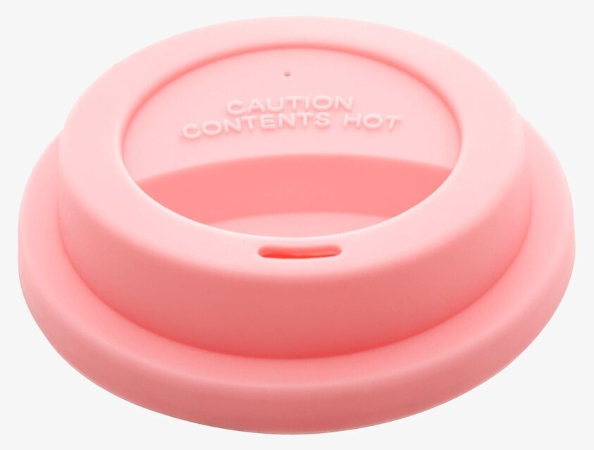 Silikonlock Rosa från Rice, flexibelt och hållbart lock