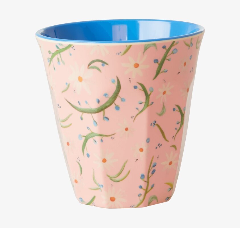 Mugg Delightful Daisy Print från Rice med blommigt mönster