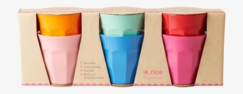 Muggar Small - Choose Happy från Rice i färgglad kollektion