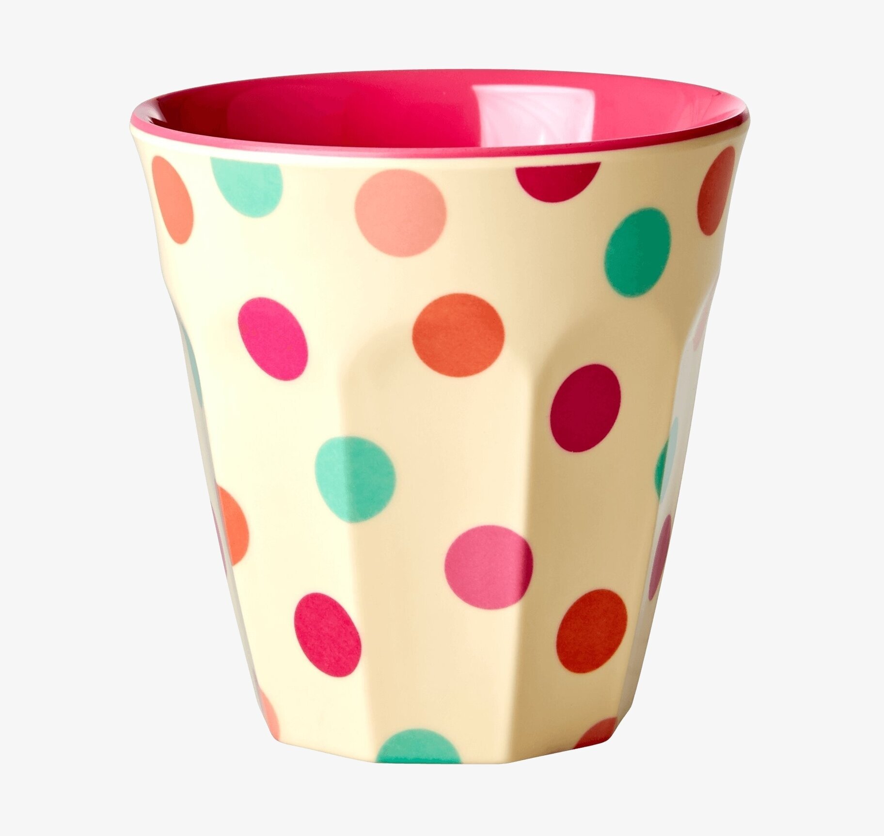 Mugg Pink Dots Print från Rice med färgglada prickar