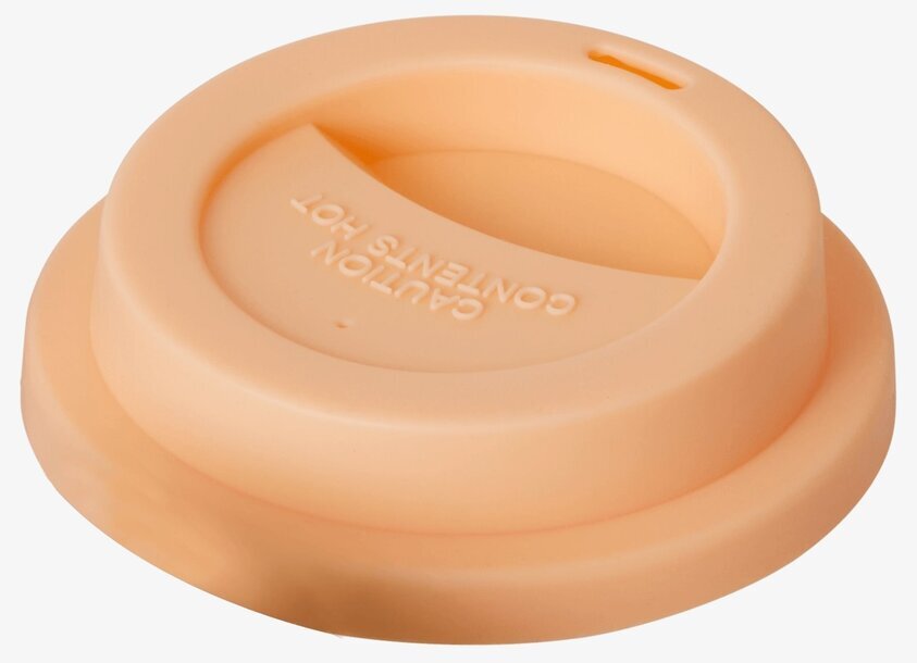 Silikonlock Aprikos från Rice i aprikosfärgad silikon