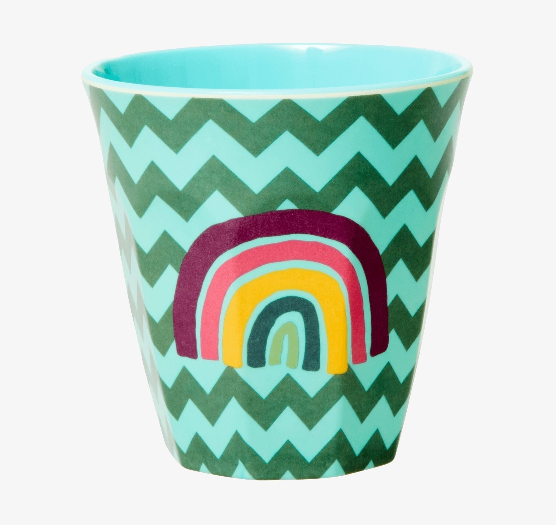 Mugg Zig Print från Rice med färgglatt sicksackmönster