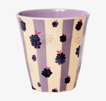Mugg Blackberry Beauty Print från Rice med björnbärsmönster