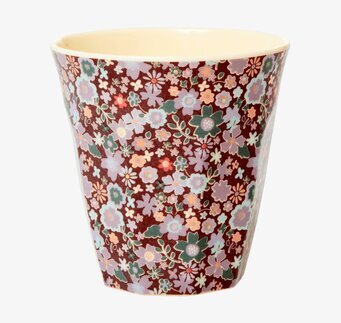 Mugg Fall Floral Print från Rice med blommönster i melamin