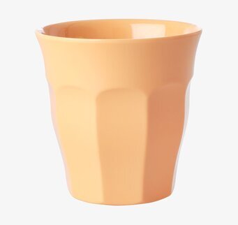 Mugg Melamin Aprikos från Rice i aprikosfärgad melamin
