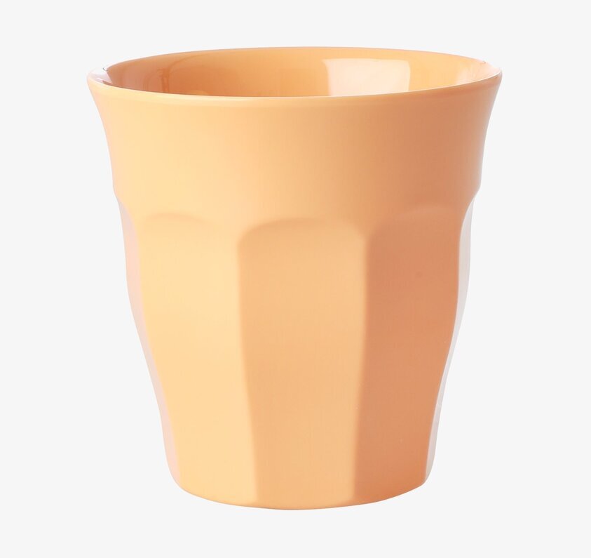 Mugg Melamin Aprikos från Rice i aprikosfärgad melamin