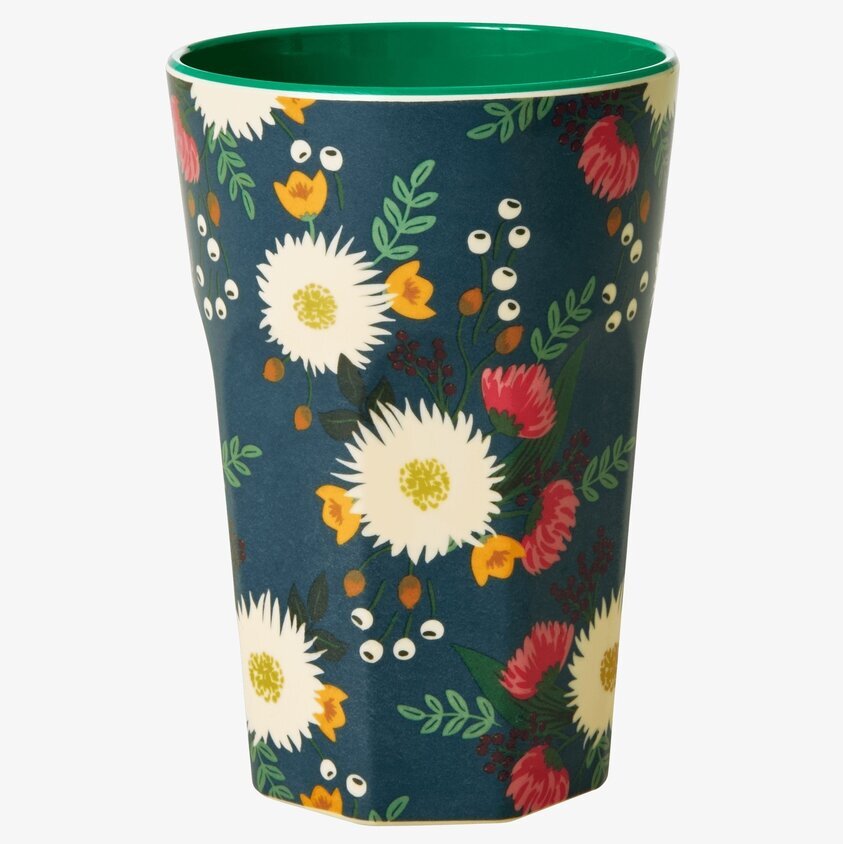 Mugg Latte Wedding Bouquet Print från Rice med blommönster