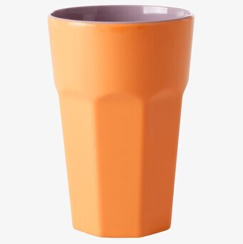 Mugg Latte Aprikos från Rice med aprikos- och lavendelfärg