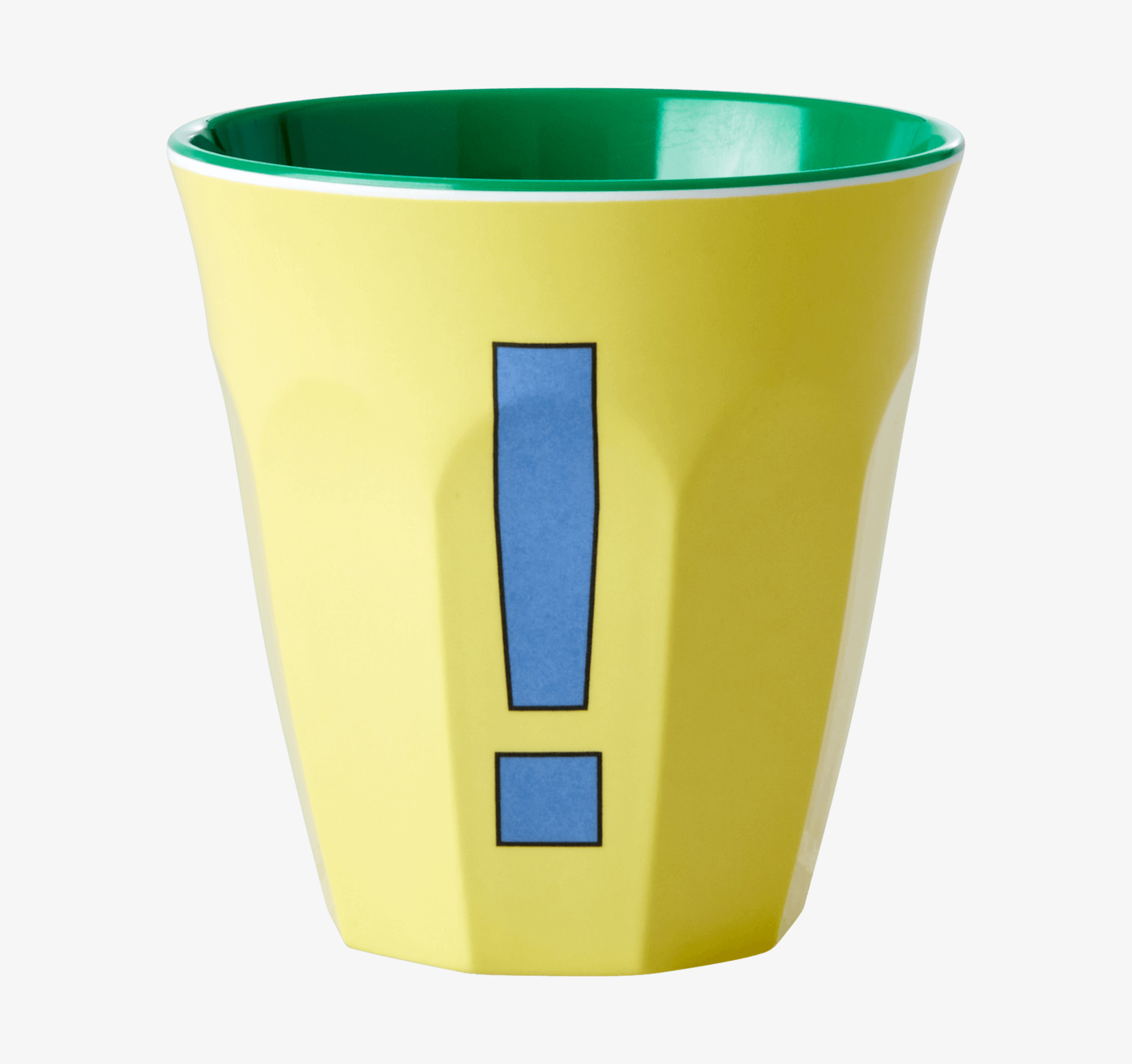 Mugg Exclamation Mark Yellow Print från Rice i livfull design