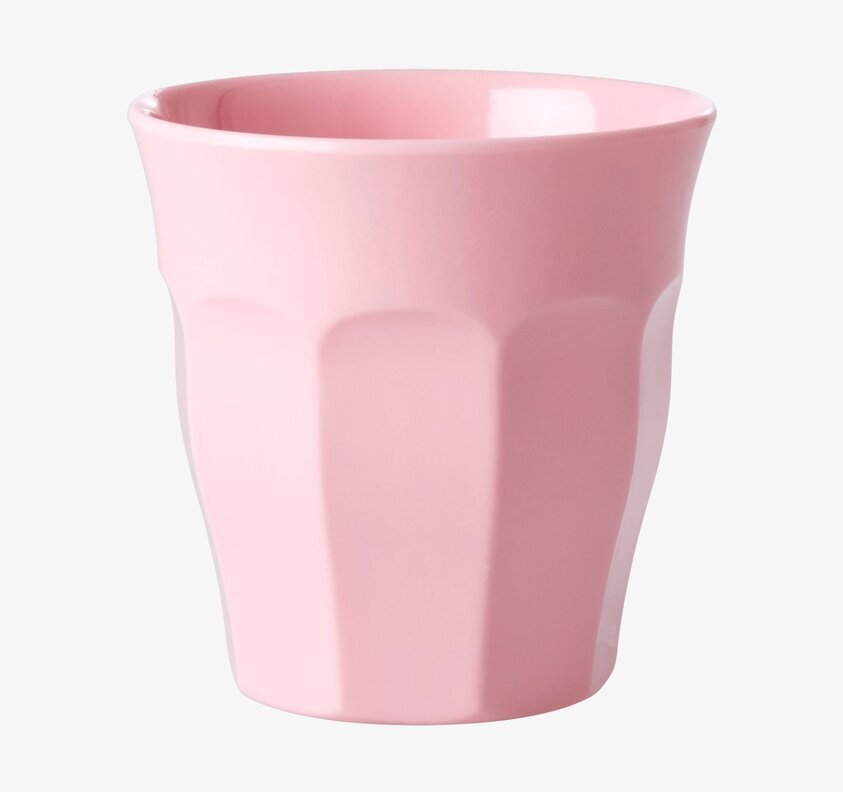 Mugg Soft Pink II från Rice i subtilt rosa med rundade kanter