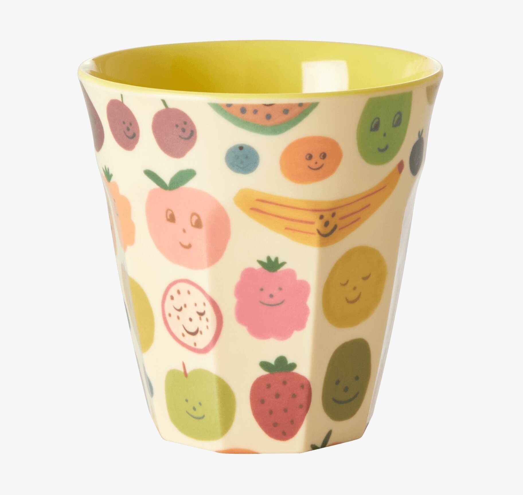 Mugg Happy Fruits Print från Rice med färgglada fruktmotiv