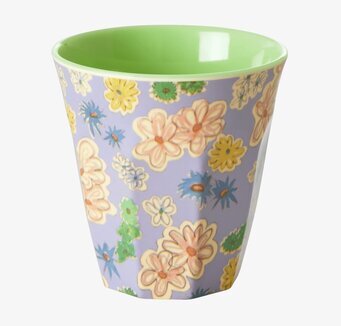 Mugg Flower Painting Print från Rice med blommönster