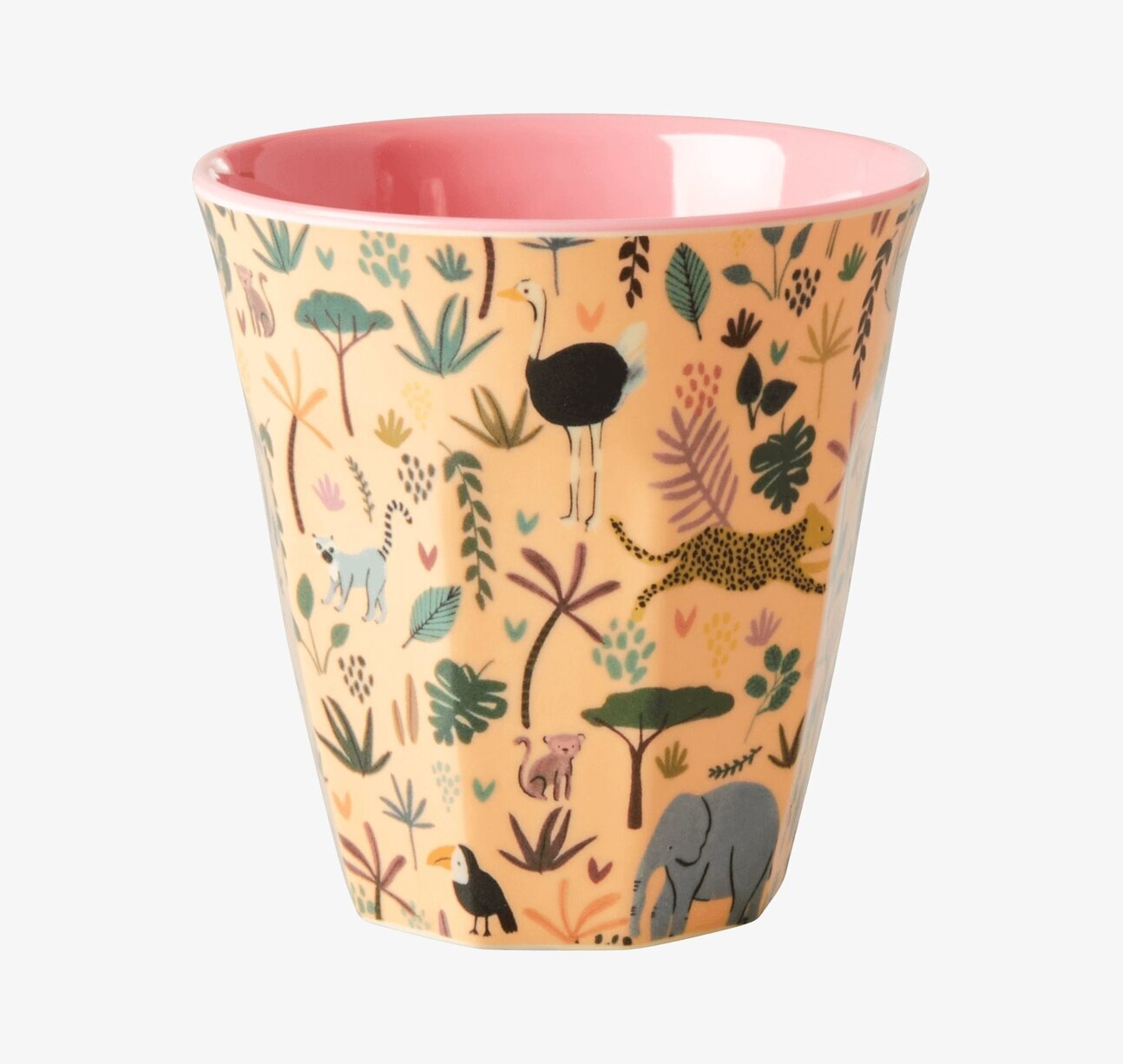 Små Muggar 6-Pack, Funky Pink Prints från Rice, färgglada