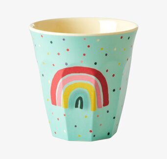 Små Muggar 6-Pack, Funky Pink Prints från Rice, färgglada