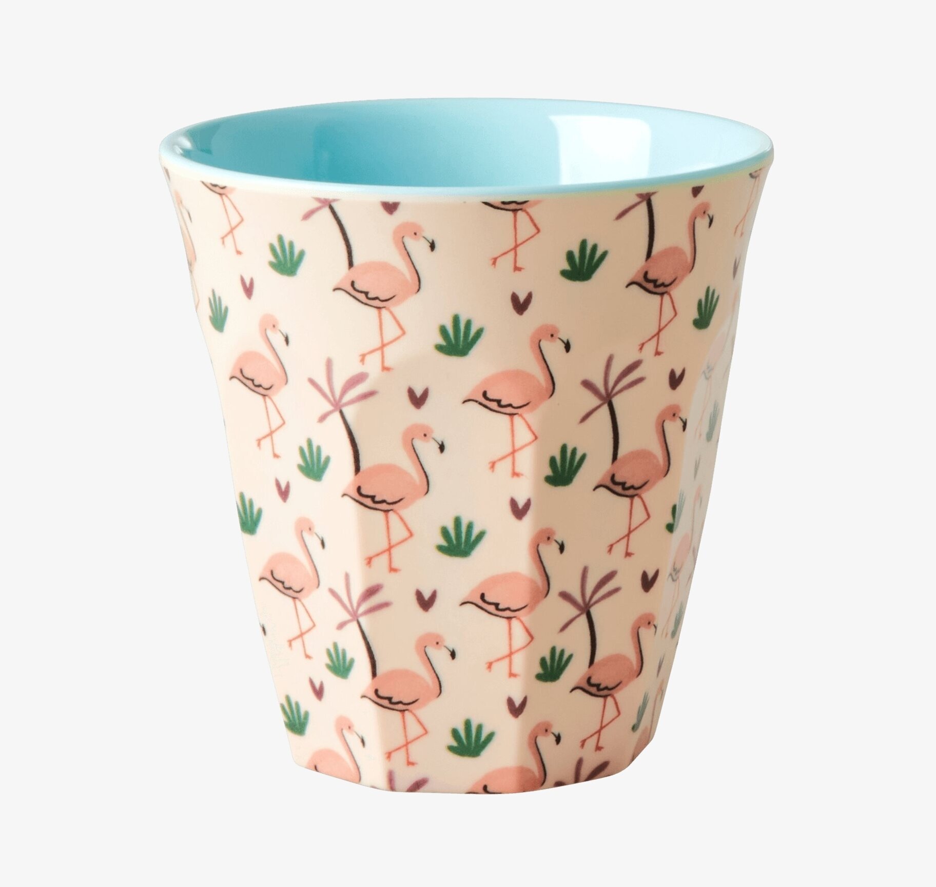 Små Muggar 6-Pack, Funky Pink Prints från Rice, flamingomönster