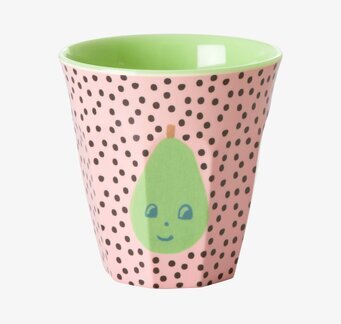 Små Muggar 6-Pack, Happy Fruits Prints från Rice, melamin