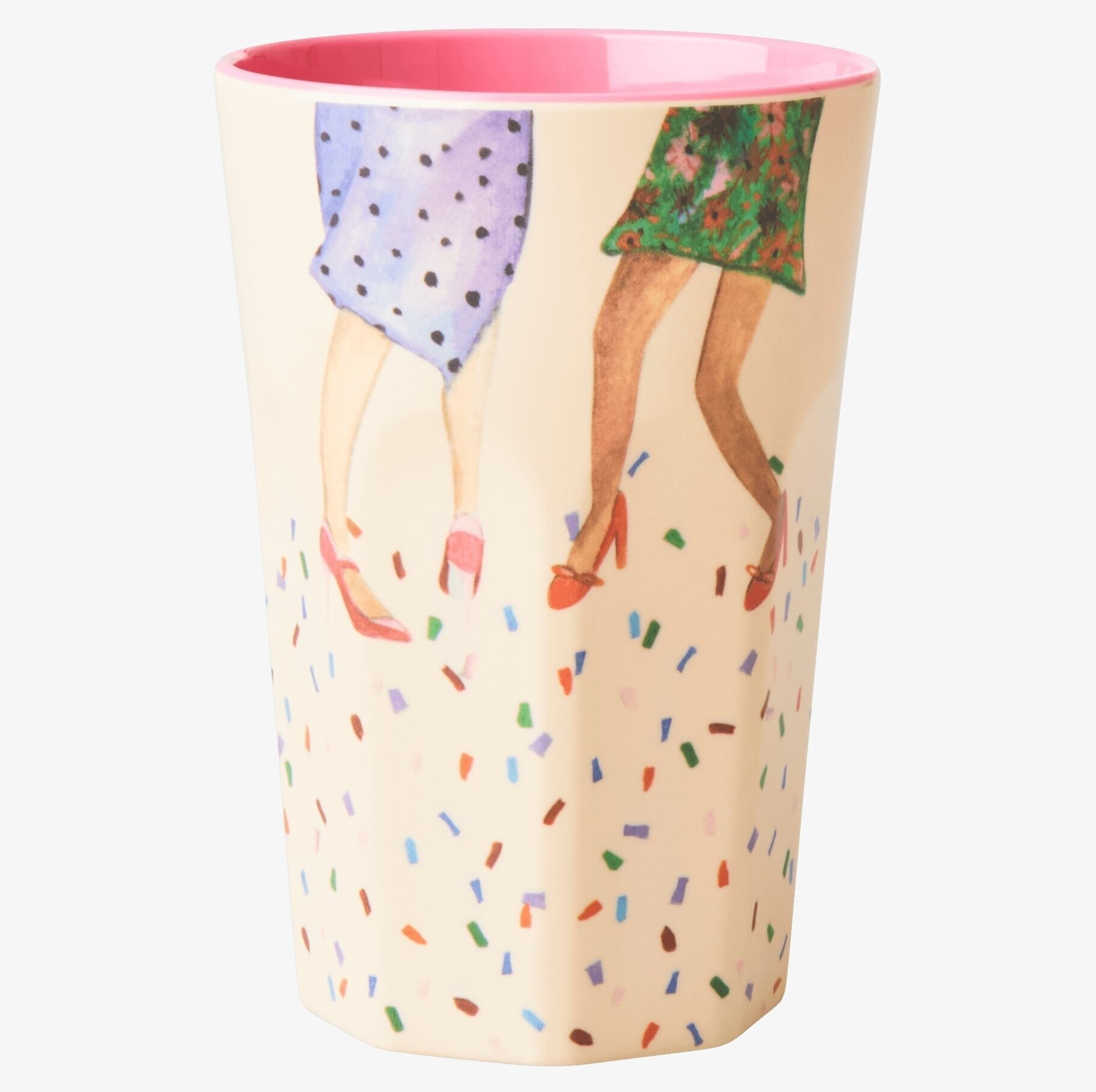 Mugg Latte Dancing Legs Print från Rice med dansande ben