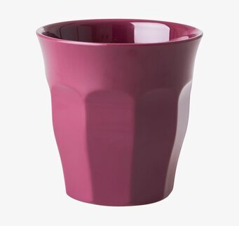 Mugg Maroon Print från Rice med elegant vinröd färg