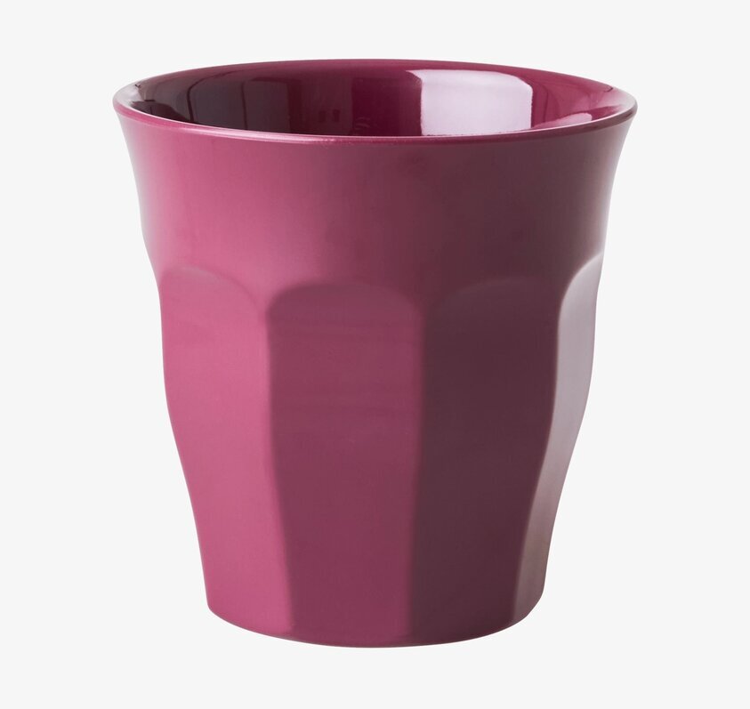 Mugg Maroon Print från Rice med elegant vinröd färg
