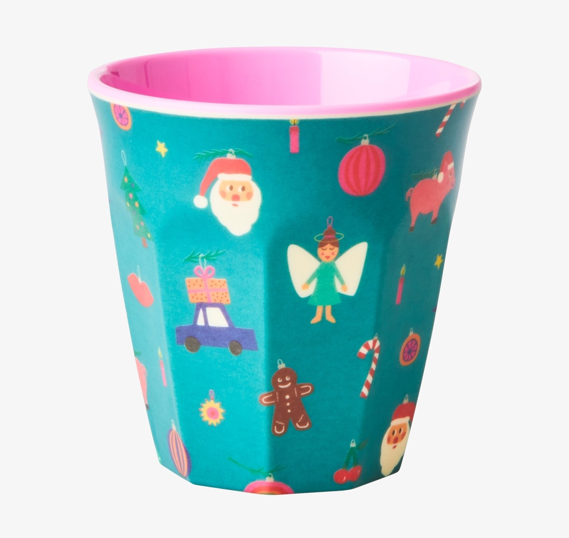 Melaminmugg Christmas All Over Print från Rice med julmotiv